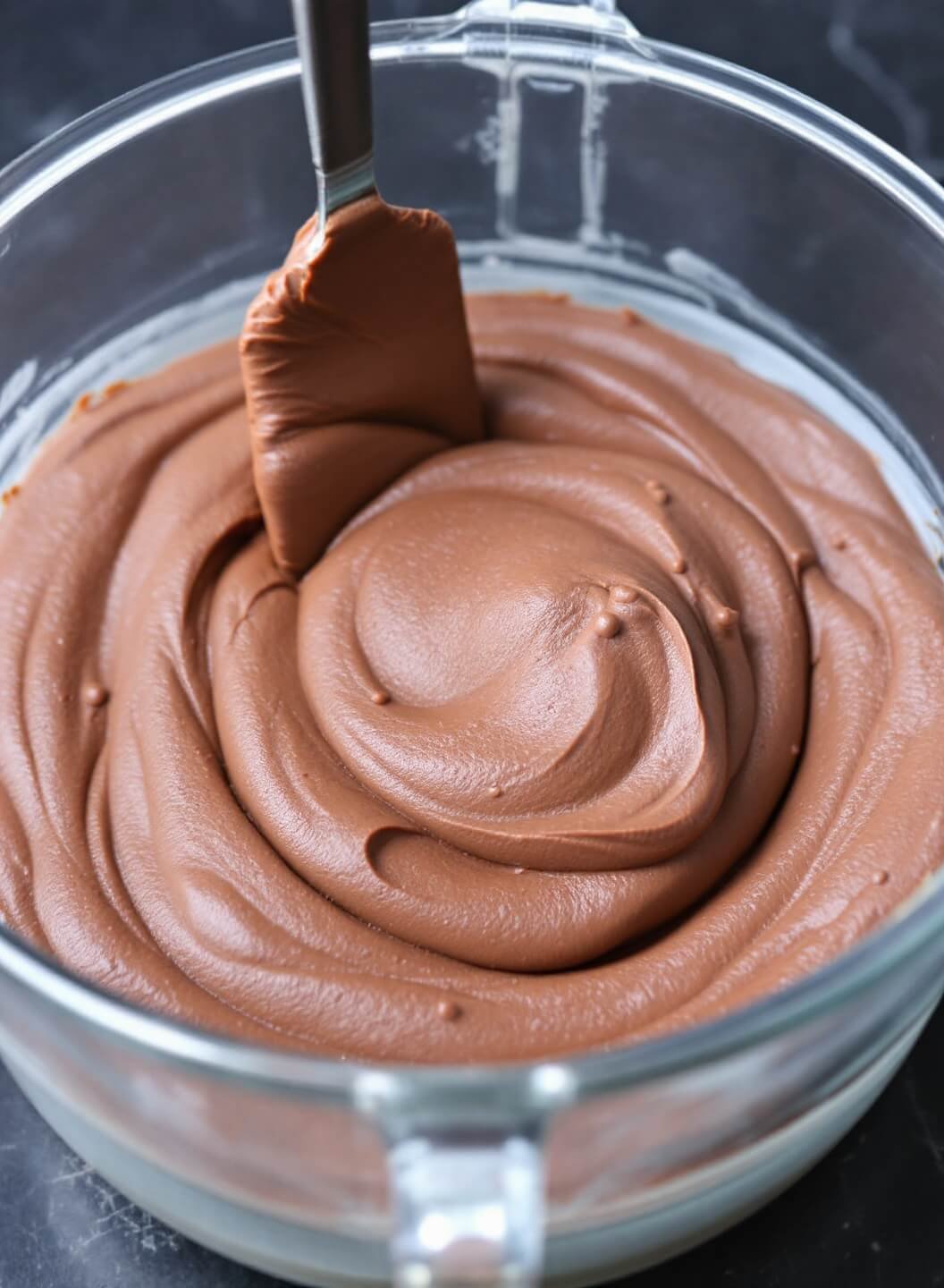 Triple-Layer Keto Chocolate Cake 4 137chocolate mousse folding peaks