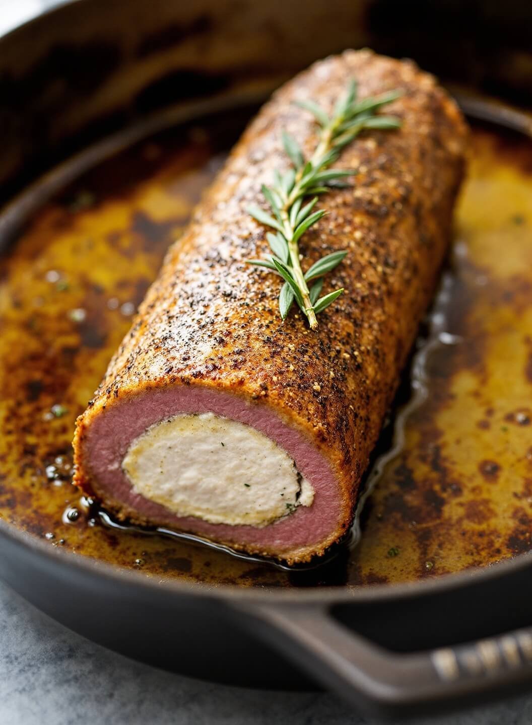 35seasoned roasted roulade pan
