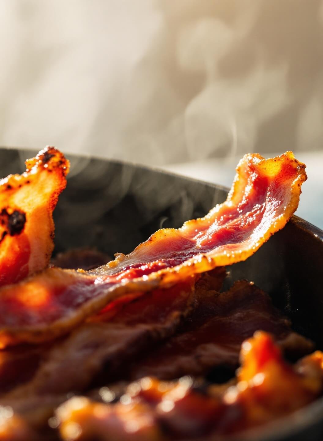 Savory Keto Breakfast Bowl 3 42sizzling bacon skillet