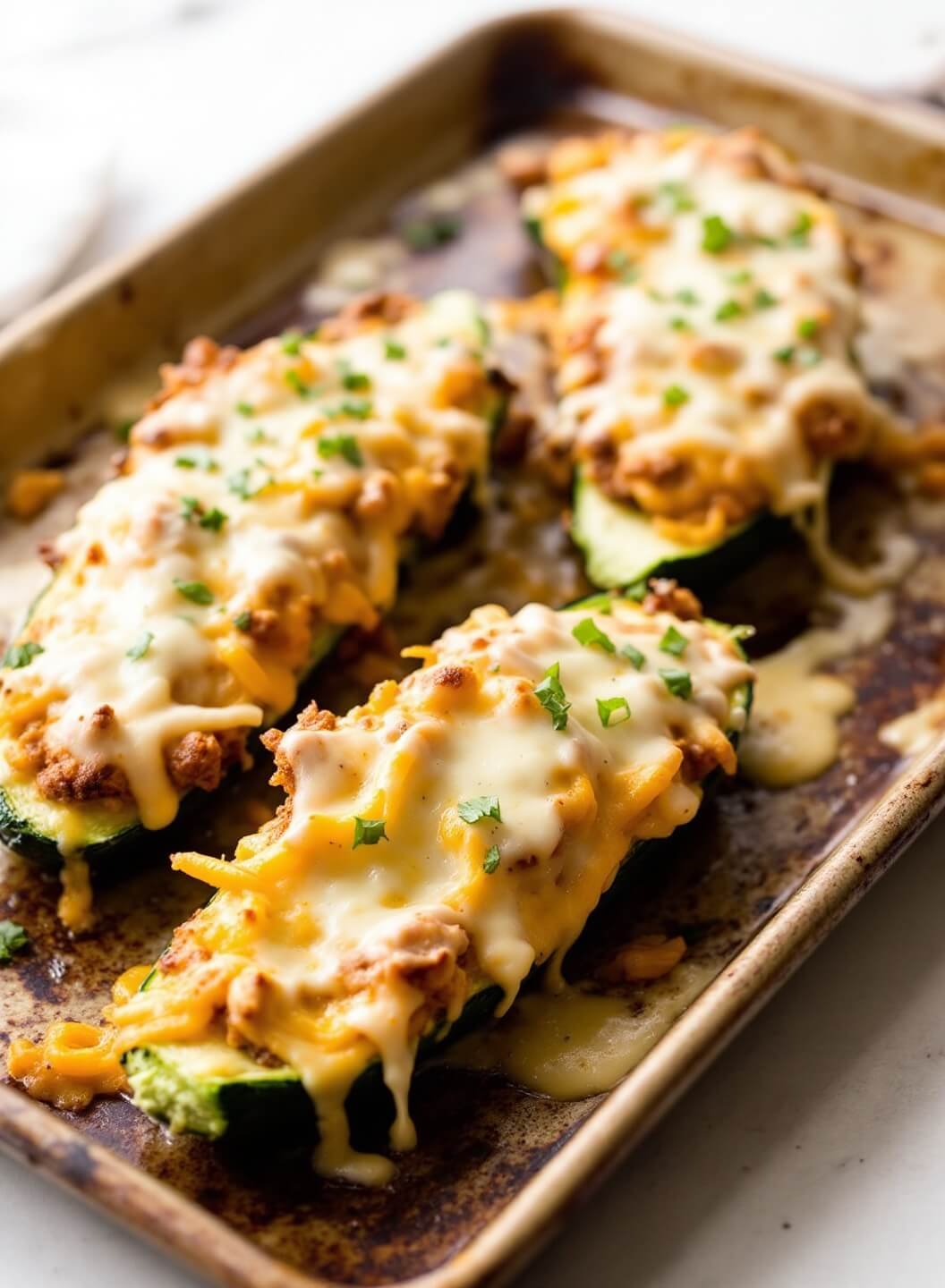 Zucchini Taco Boats (Low-Carb, Gluten-Free) 5 69zucchini boats cheese