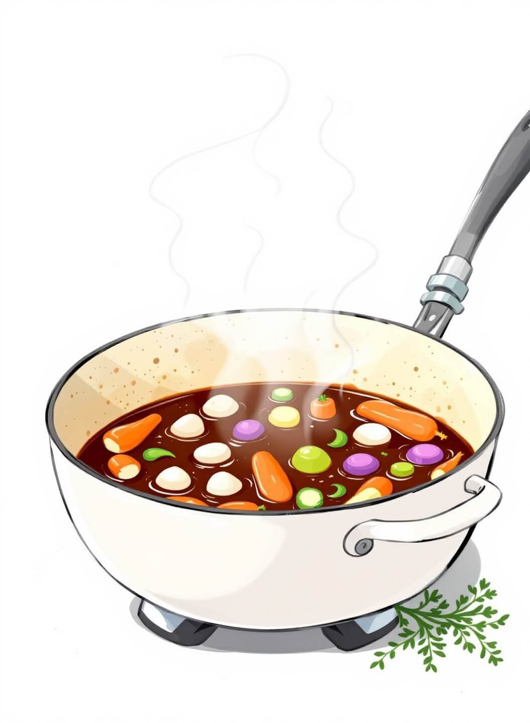 178sauteed aromatic veggies steam