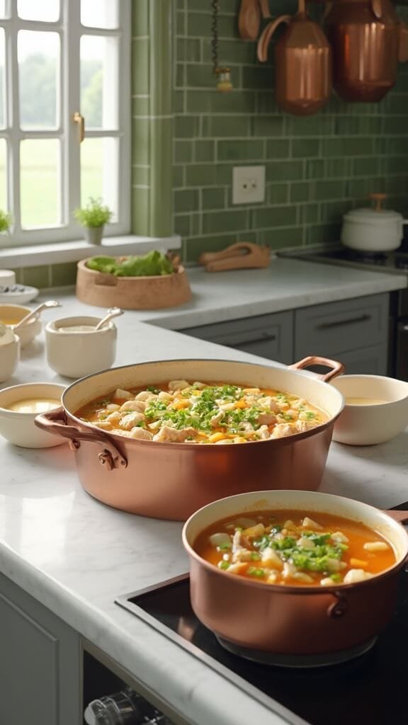 Creamy Keto Buffalo Chicken Soup 5 0 creamy chicken soup prep