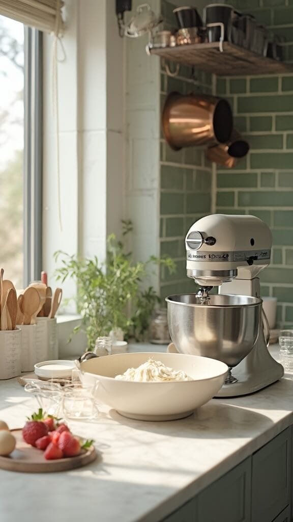 Fresh Strawberry Layer Cake With Cream Cheese Frosting 4 0 creaming butter kitchen prep