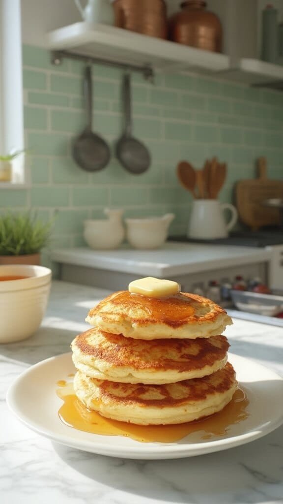 0 fluffy butter pancakes