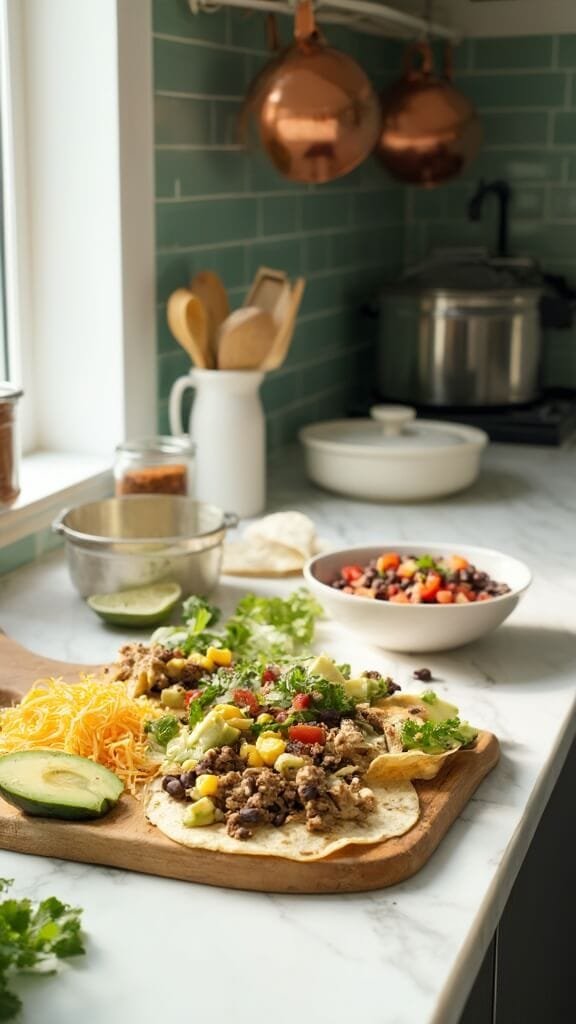 Healthy Loaded Nachos (That Actually Taste Amazing!) 3 0 healthy nachos prep scene