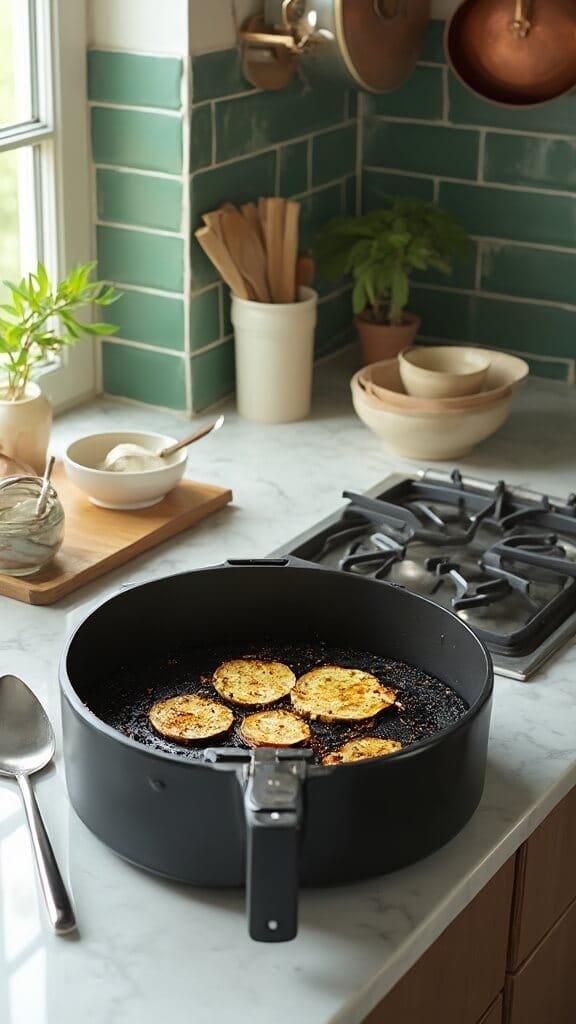 Air Fryer Eggplant (Crispy &Amp; Quick) 5 0 modern eggplant airfryer prep