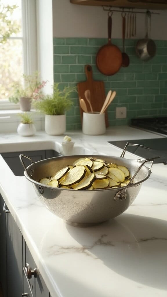Perfectly Roasted Eggplant With Mediterranean Herbs 4 1 salted eggplant prep