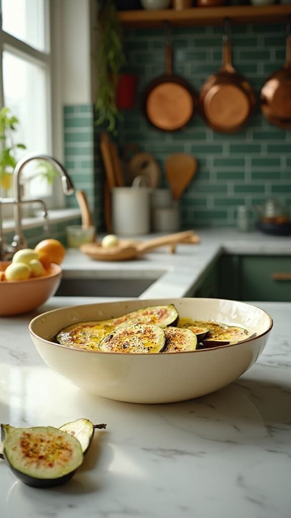 Air Fryer Eggplant (Crispy &Amp; Quick) 4 1 seasoned eggplant bowl