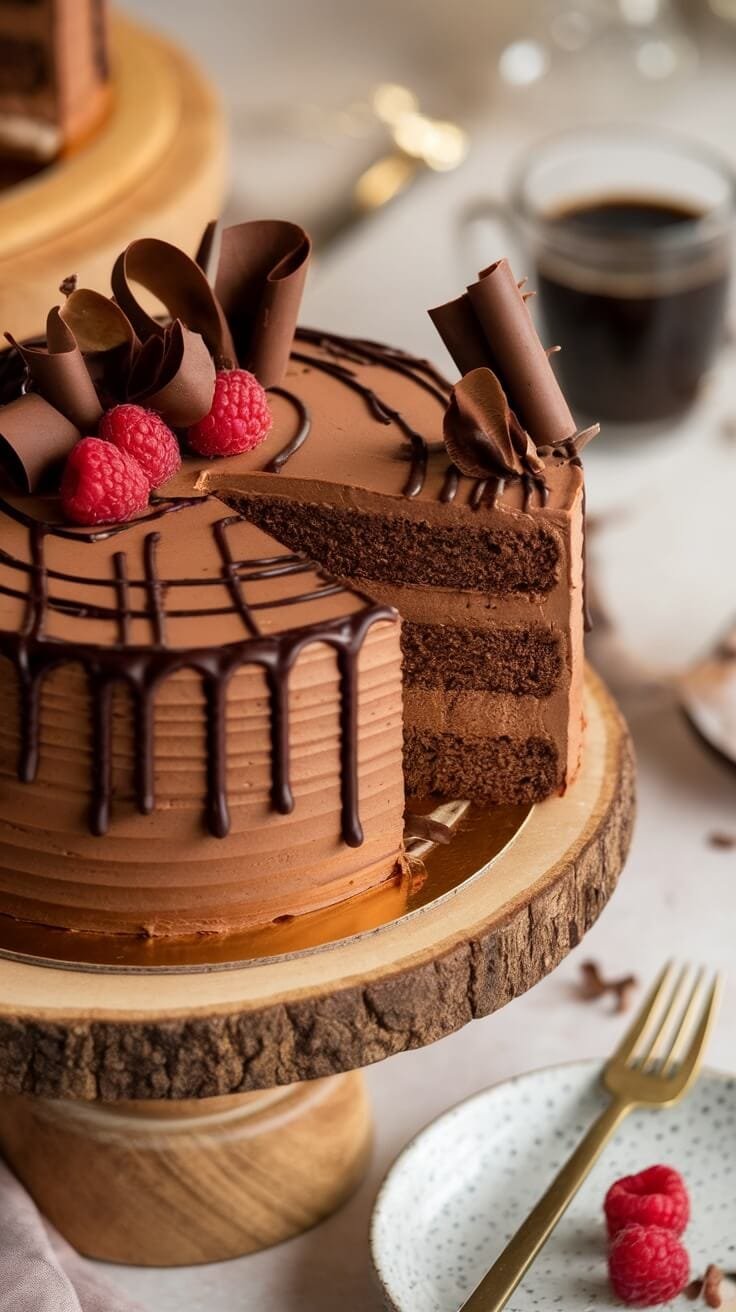 10 Irresistible Keto &Amp; Sugar-Free Desserts For Guilt-Free Indulgence 6 A delicious triple-layer keto chocolate cake topped with raspberries and chocolate curls.