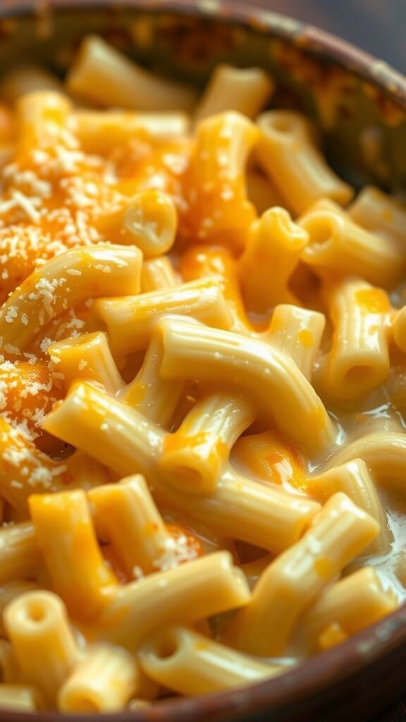 7 Delicious Low-Carb Keto Comfort Foods For Cozy Nights 6 Creamy low-carb mac and cheese topped with crispy cheese and fresh chives