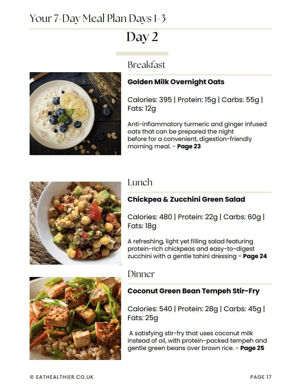Custom Diet Plan 3 Custom diet plan sample page 2