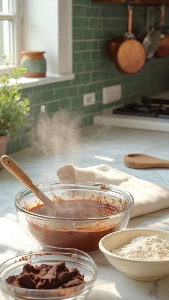Protein Brownies With Almond Flour 4 0 chocolate bowl prep kitchen