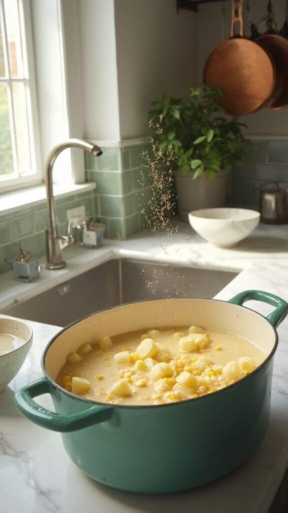 Chef Jack'S Classic Corn Chowder 6 0 creamy corn chowder prep