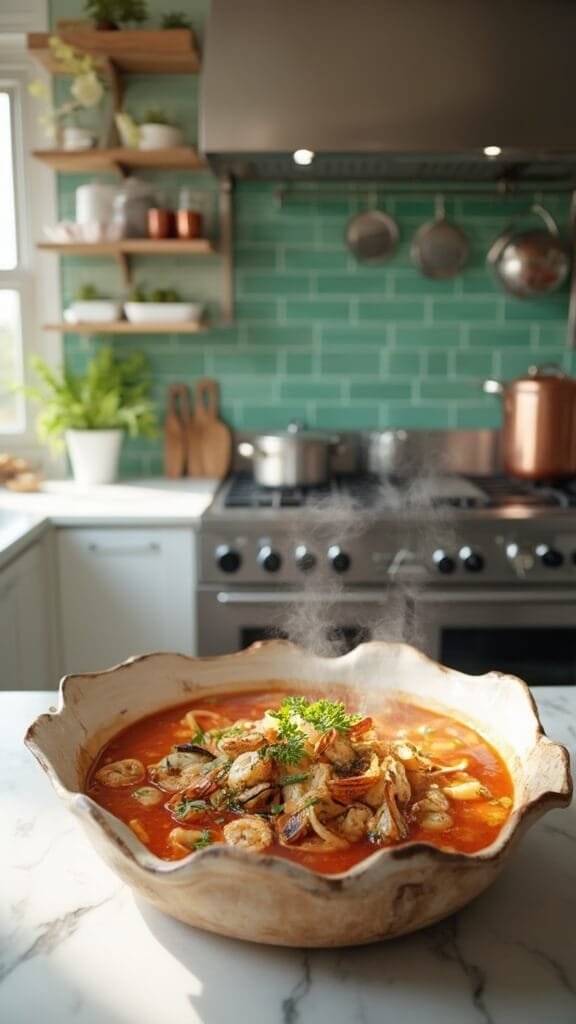 Cioppino (San Francisco Seafood Stew) 7 0 seafood cioppino steam