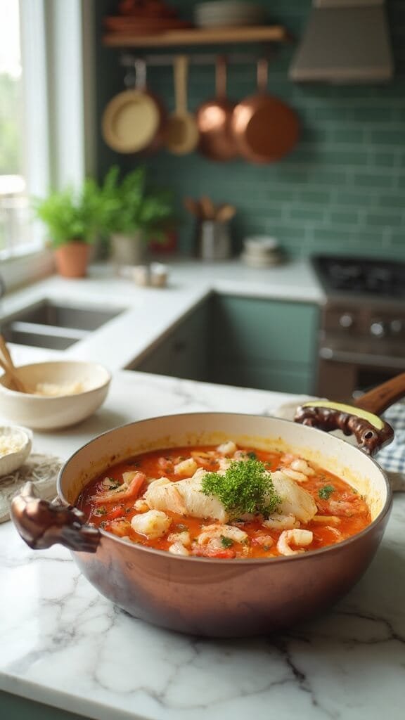 Cioppino (San Francisco Seafood Stew) 6 0 seafood shellfish broth