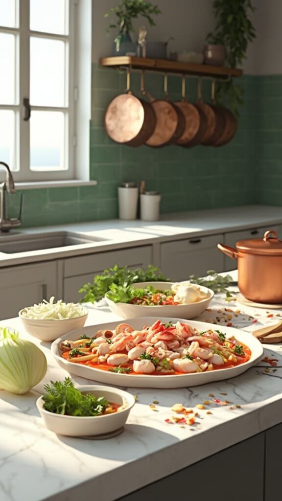 Cioppino (San Francisco Seafood Stew) 3 1 cioppino prep kitchen