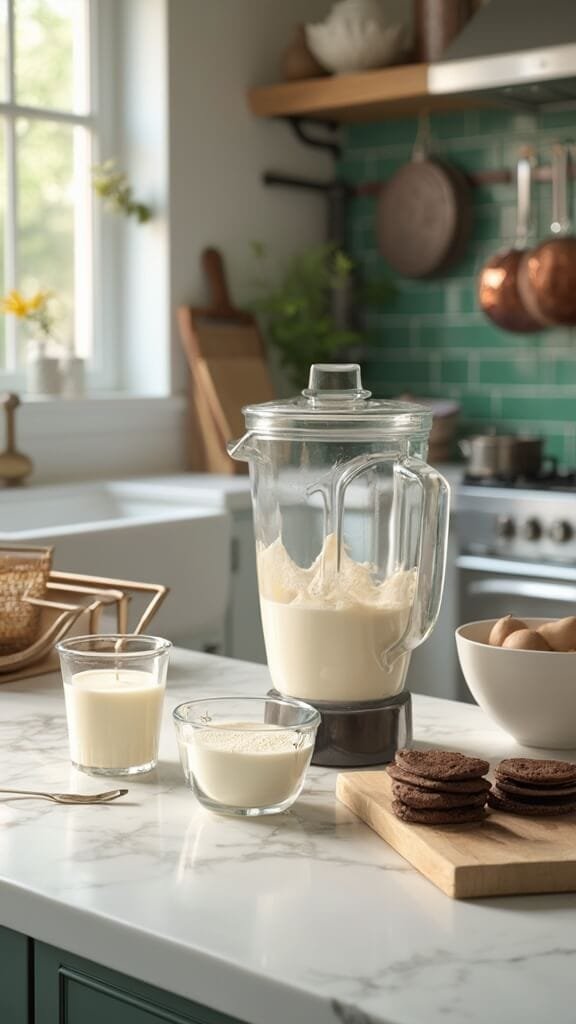 Cookies &Amp; Cream Protein Smoothie 3 1 protein shake ingredients prep