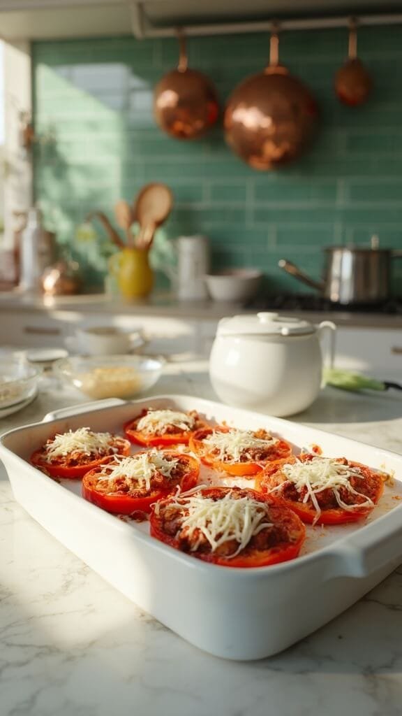 1 stuffed peppers prep