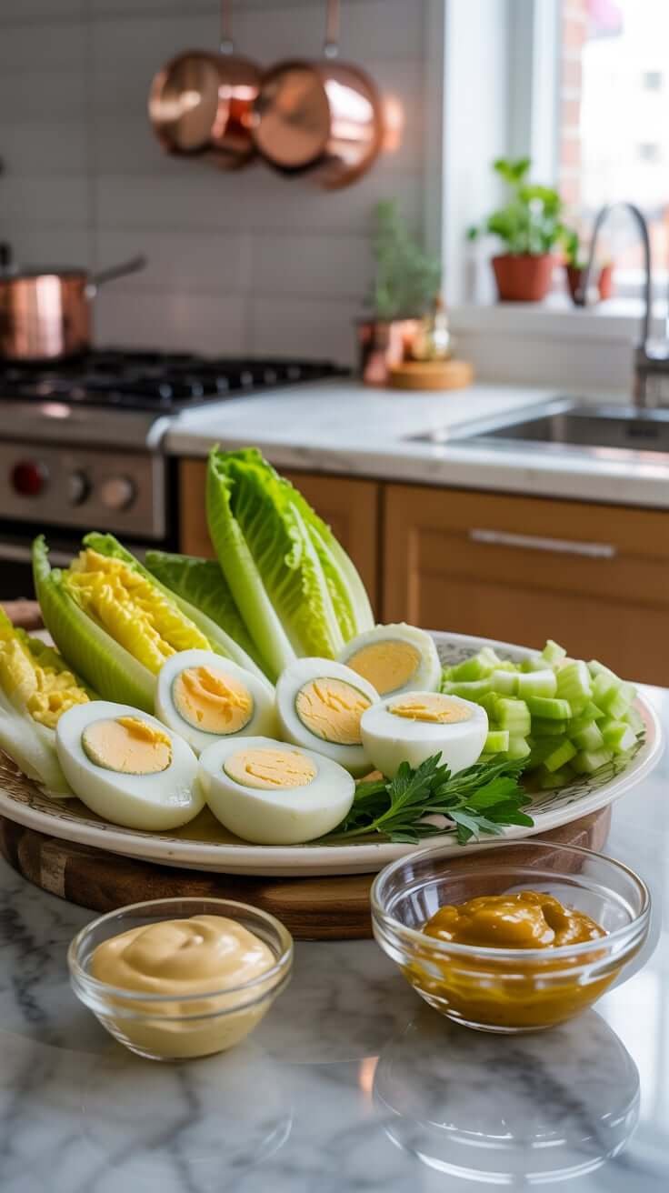 Perfect Egg Salad Lettuce Wraps 3 Lettuce wraps