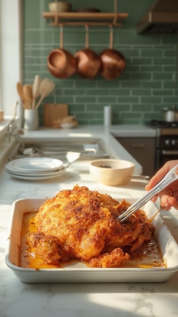 0 baked golden chicken crust