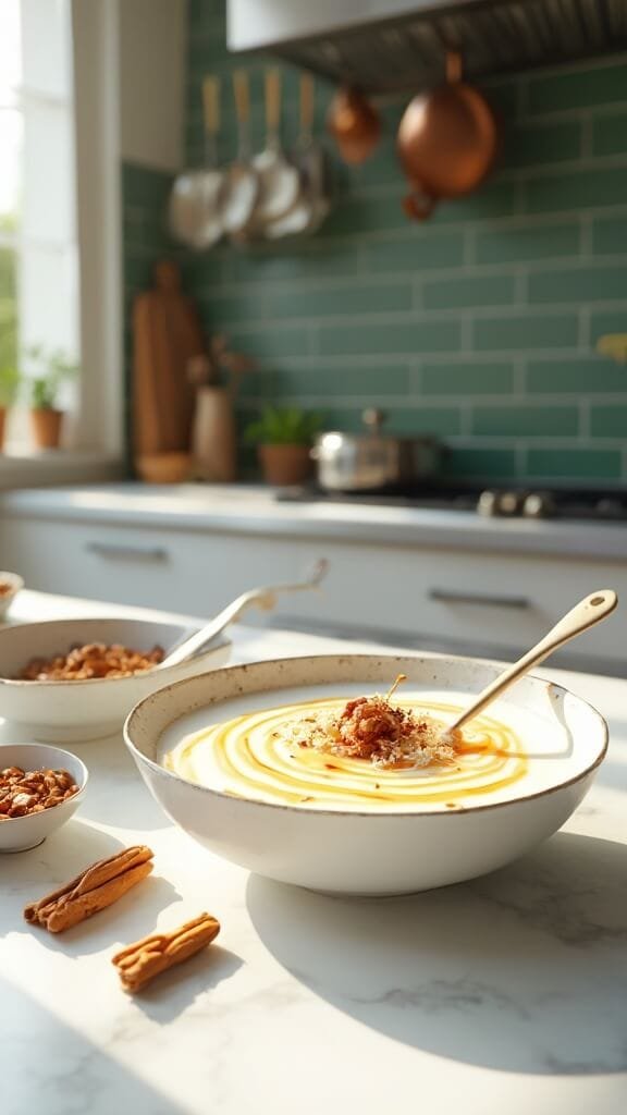 0 coconut yogurt pecan bowl