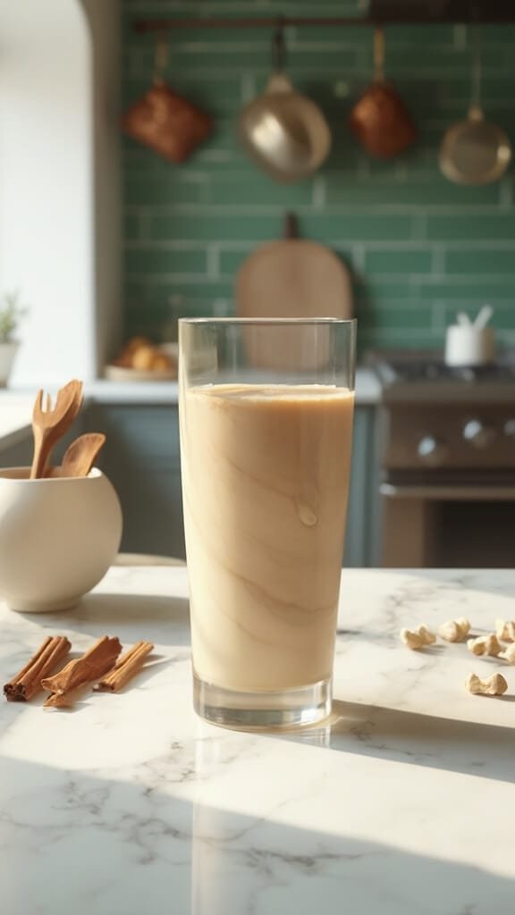 Cashew Vanilla Protein Shake 7 0 creamy cashew shake marble