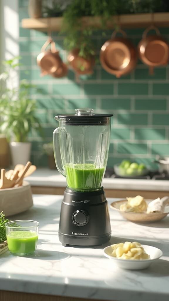 Green Detox Protein Smoothie 5 0 green smoothie blending