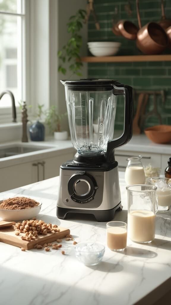 Chocolate Hazelnut Smoothie (Nutella-Style, Sugar-Free) 4 0 healthy hazelnut smoothie prep