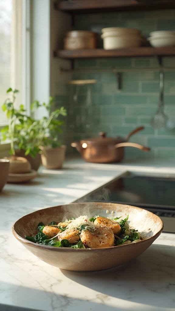 Sausage &Amp; Spinach Skillet 7 0 healthy sausage spinach bowl