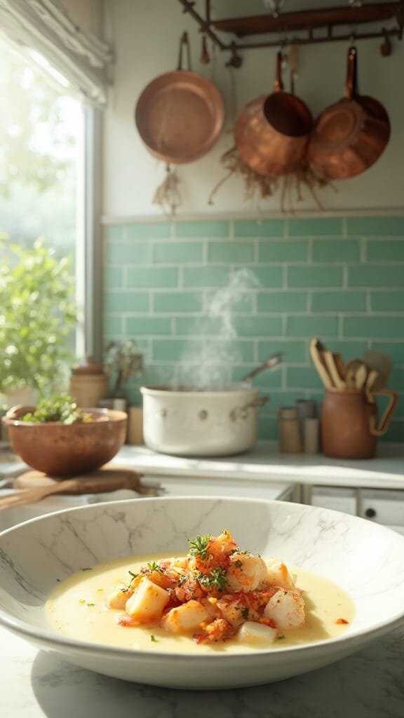 0 lobster bisque steam kitchen