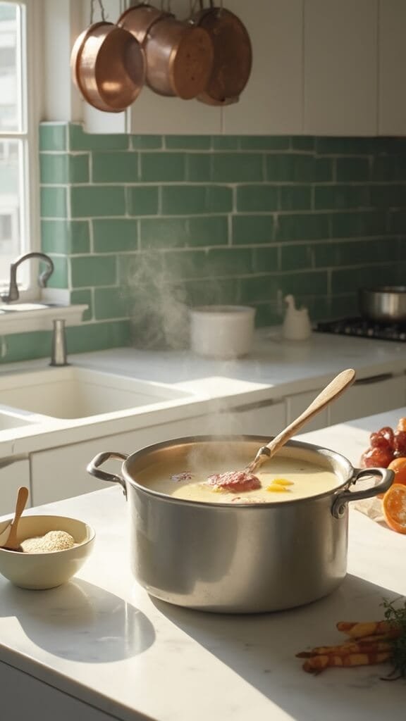 Caldo Verde (Portuguese Kale &Amp; Sausage Soup) 5 0 potato soup prep