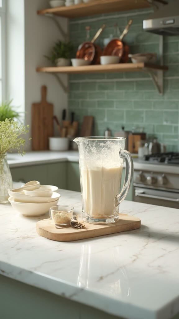 0 protein smoothie blending