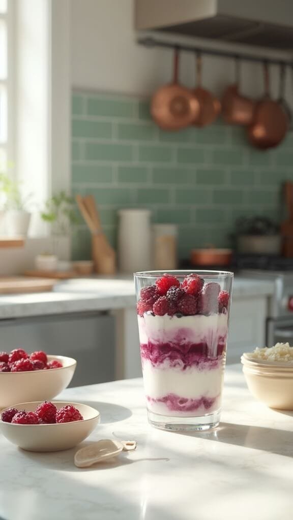 0 protein yogurt parfait