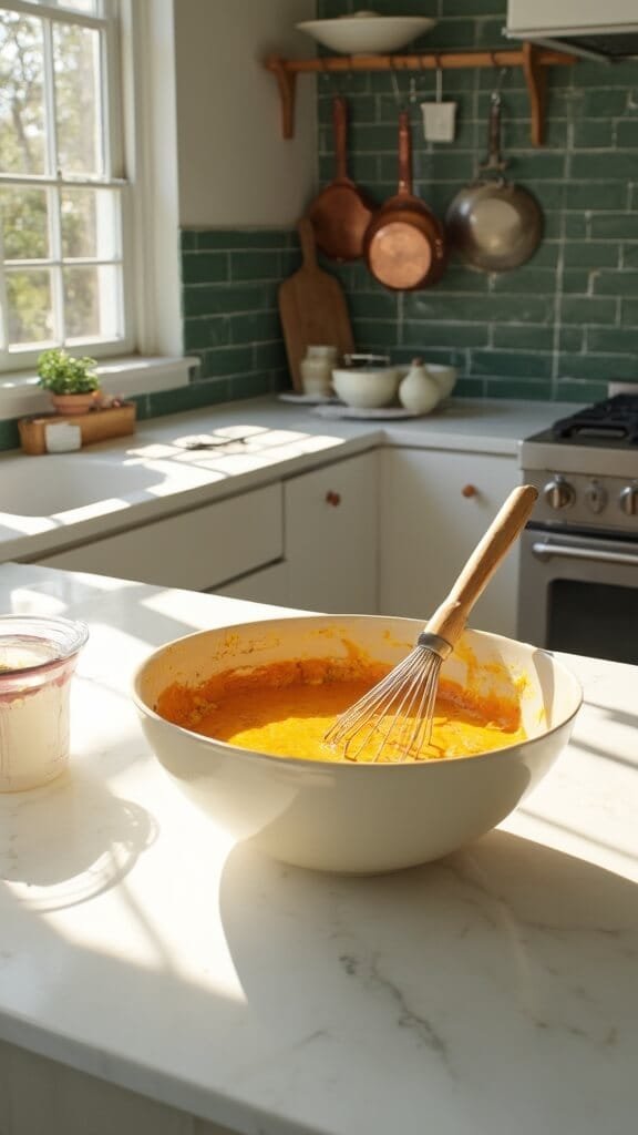 Pumpkin Spice Muffins 4 0 pumpkin bowl marble kitchen