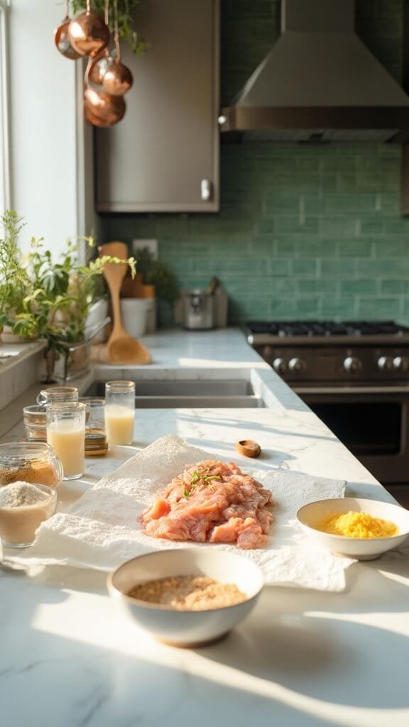 0 raw chicken prep ingredients