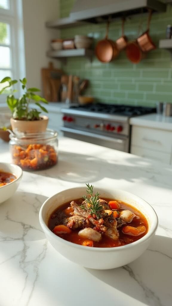Rich &Amp; Hearty Oxtail Soup 7 0 rustic bone broth soup