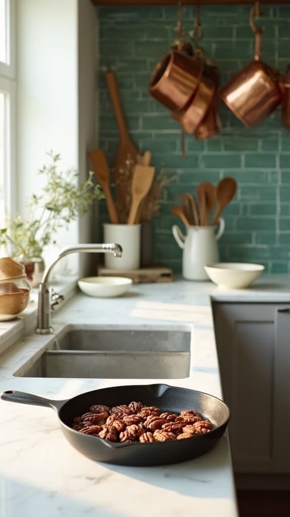 0 toasting pecans prep