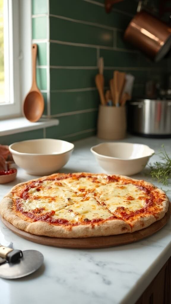 0 turkey crust pizza melted cheese