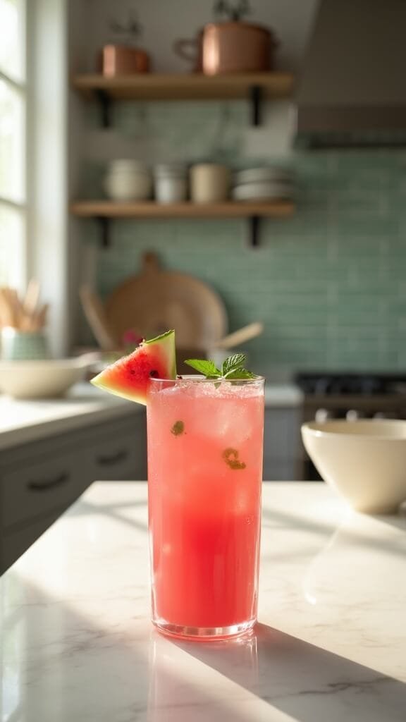 Watermelon Protein Refresher 7 0 watermelon smoothie marble kitchen