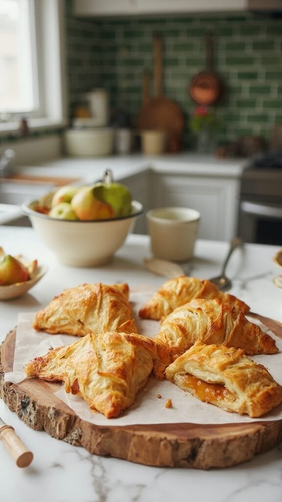Homemade Apple Turnovers 7 1 baked apple turnovers rustic kitchen