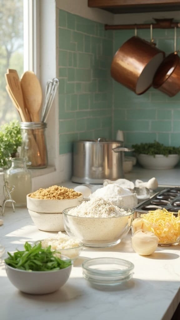 Savory Corn Muffins With Cheddar And Herbs 3 1 cornbread muffin prep