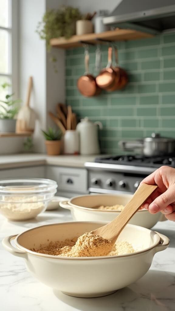 0 almond butter mixing bowls
