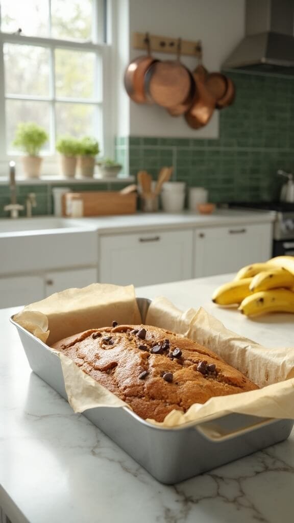 0 chocolate banana batter prep