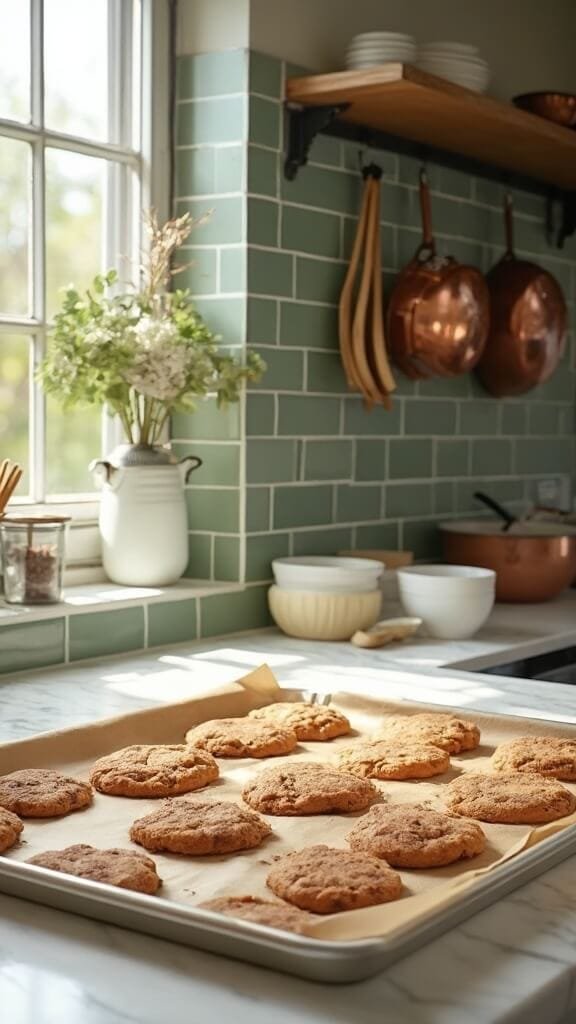 0 cinnamon sugar cookies cooling
