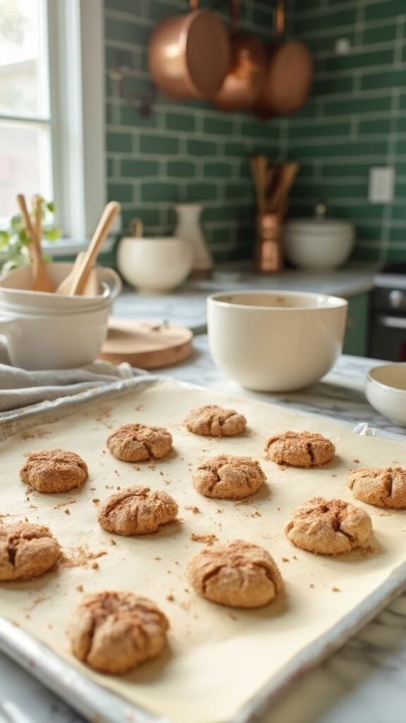 0 cinnamon sugar cookies prep