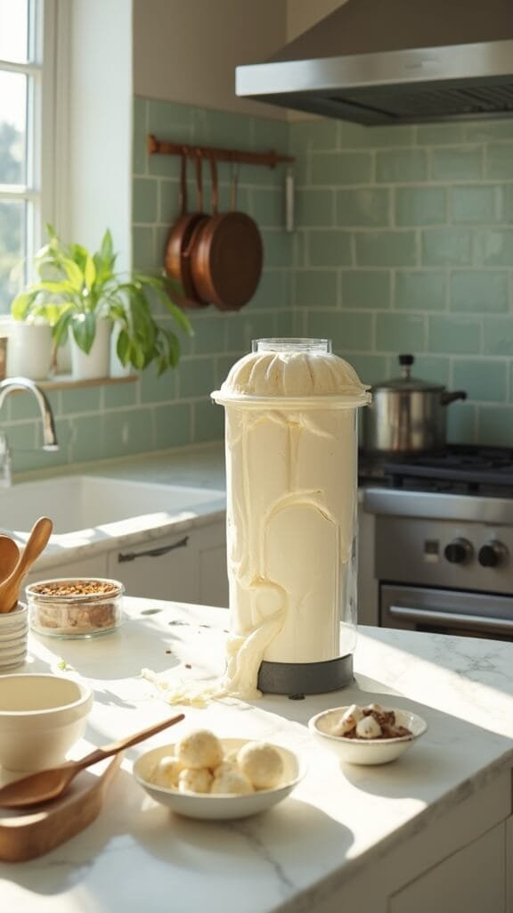 0 creamy protein blend pour