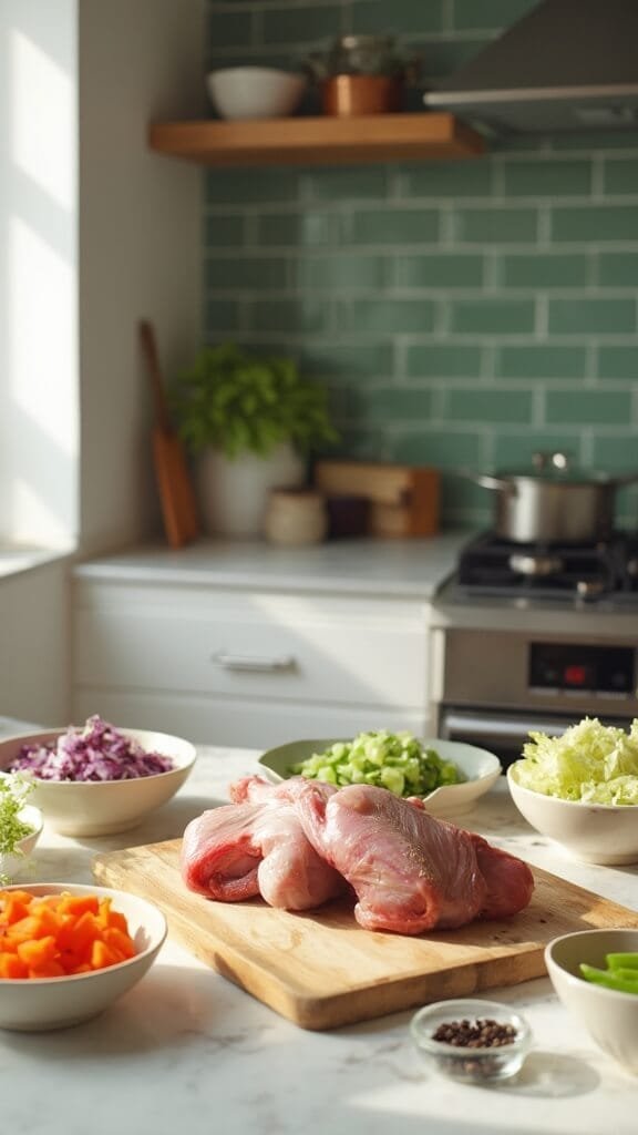 0 duck prep marble kitchen