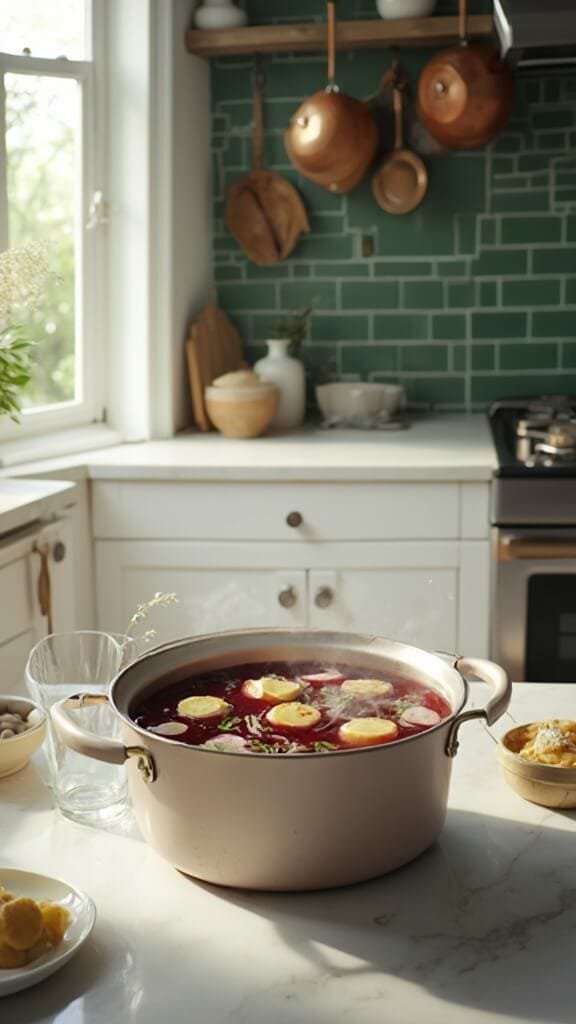 0 dutch oven soup steam