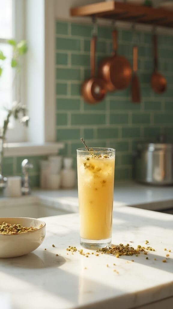 Pistachio Protein Powerhouse Smoothie 7 0 green pistachio smoothie