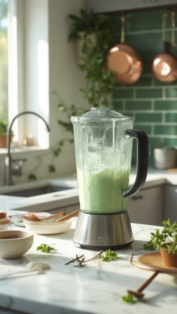 0 green smoothie blend action